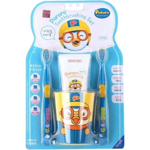PORO 宝露露新款牙具套装4P 3岁以上【中】   商品图0