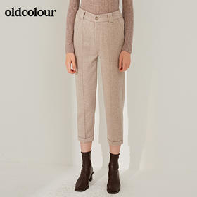oldcolour冬季休闲长裤女厚保暖BM41073042