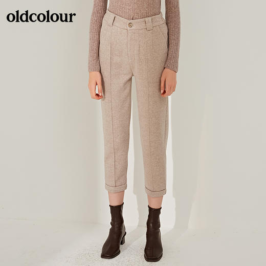 oldcolour冬季休闲长裤女厚保暖BM41073042 商品图0