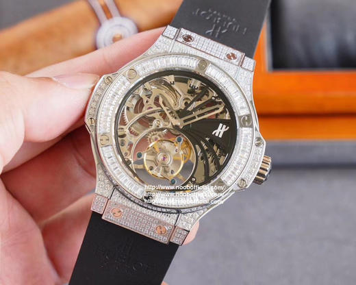 N 出品 恒宝Hublot V3升级版（升级如下：升级使用原装壳套起模壳身，侧耳不再使用塑料，搭配升级版真陀飞轮心脏，加强防震 商品图5