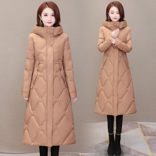 YWE-SH-20B53A时尚白鸭绒羽绒服 商品图1