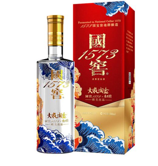 泸州老窖 国窖 1573 艺术新春酒（大浪淘金方力钧版）52度 浓香型白酒 500ml 商品图0