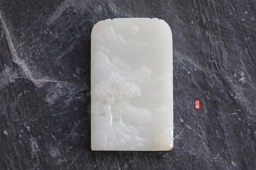 和田玉（羊脂玉）籽料对牌挂件--胜日寻芳 101.73/101.37g 商品图4