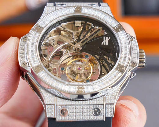 N 出品 恒宝Hublot V3升级版（升级如下：升级使用原装壳套起模壳身，侧耳不再使用塑料，搭配升级版真陀飞轮心脏，加强防震 商品图4