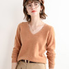 【Avann】女士秋冬新款纯羊毛针织衫女V领-堆堆领 百搭显瘦纯色打底衫 商品缩略图11
