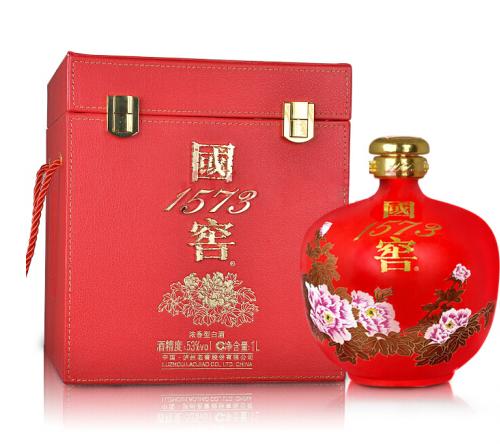 泸州老窖  国窖1573国韵 53度1L（2斤）坛装 商品图0