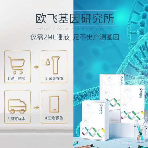 欧飞基因  私人订制基因营养套餐【三个月】【送基因检测】(海南分院) 商品图3
