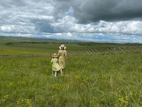 穿这款法式连衣裙，分分钟拍出大片呀！