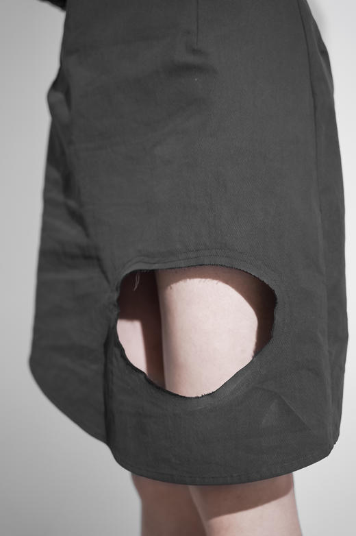 十点睡觉有限实验室X张宇飞            不对称镂空短裙 商品图3