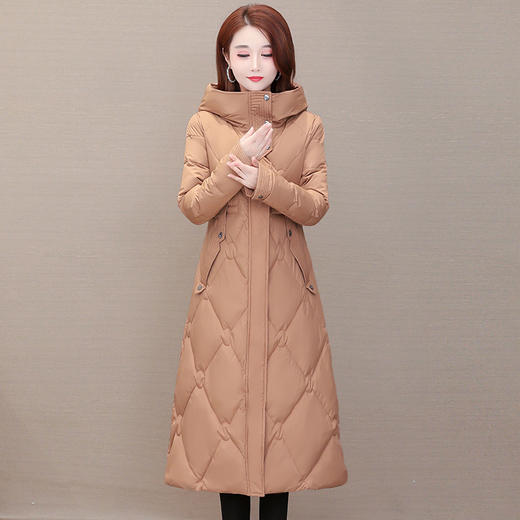 YWE-SH-20B53A时尚白鸭绒羽绒服 商品图3