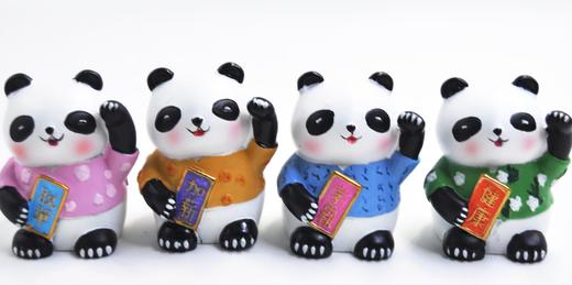 招财熊猫摆件 商品图0