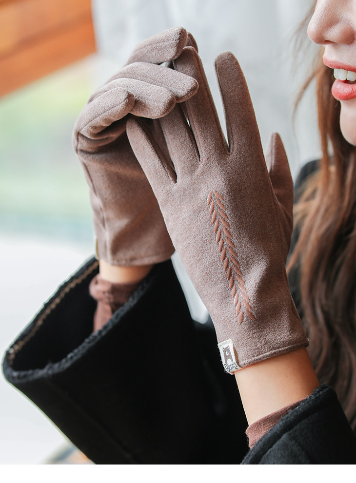 【温暖"手"护】韩版冬季自发热保暖手套,颜值保暖并存,精选德绒,舒适