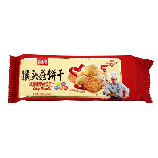 嘉士利红糖薏米猴头菇饼干100克 商品图0