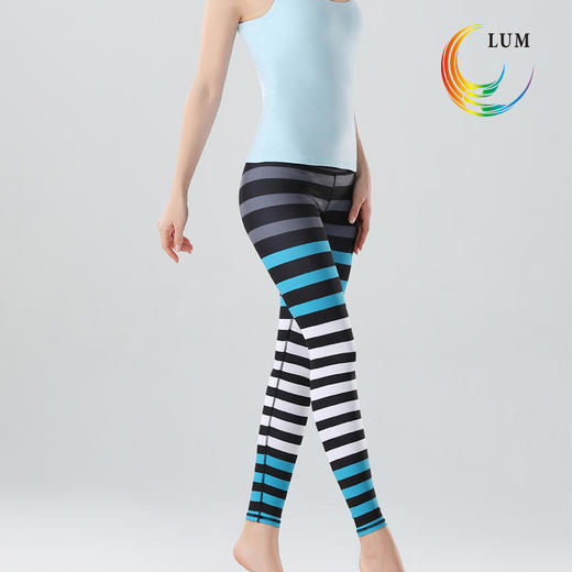 LUM99116露檬2020春夏新款网红毛毛虫瑜伽长裤高腰 商品图2