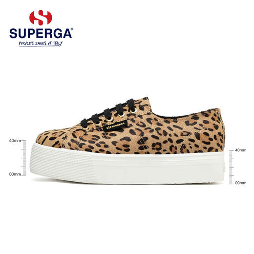 SUPERGA新款女鞋秋冬马毛低帮松糕厚底S00CS50帆布鞋女 商品图2