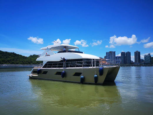 53 英尺金色双体商务游艇 商品图0