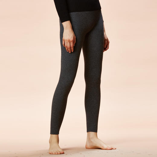 METTE羊绒世家秋冬新款女士打底保暖羊毛裤修身显瘦弹力外穿秋裤 商品图1