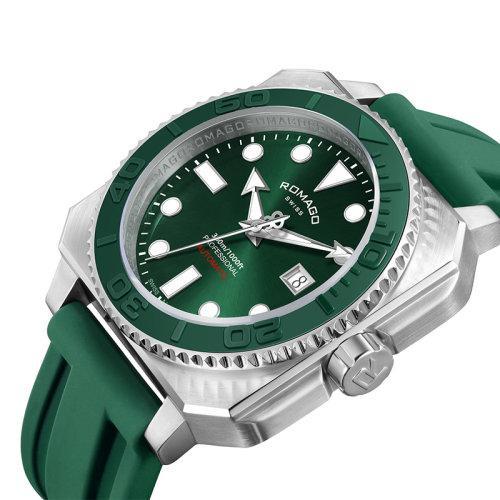 ROMAGO/雷米格【2020年春夏新品】自动机械专业深潜者男士表300M防水强夜光带计时60分钟 RM109 商品图11