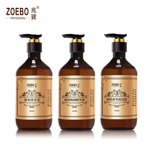 兆宝琥珀清满洗发水护发素沐浴露清螨止痒洁净去屑控油洗发水露 商品图0
