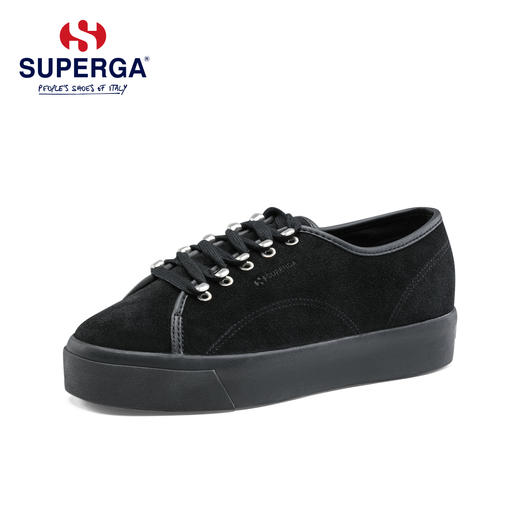 SUPERGA女鞋2020秋冬新款厚底显瘦S00GV40低帮系带防滑休闲鞋 商品图3