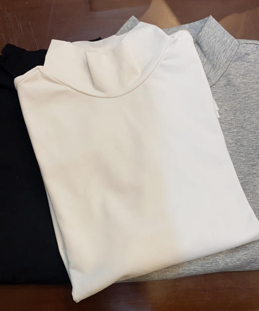 定制活性织染立领打底衫， 一件168，两件288，三件330！西瓜红粉红色藕荷色浅蓝（磨毛纯棉） 商品图0