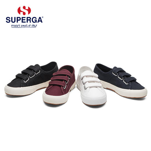 SUPERGA帆布鞋 2020秋冬款魔术贴防滑休闲百搭学生小白鞋板鞋男女 商品图3