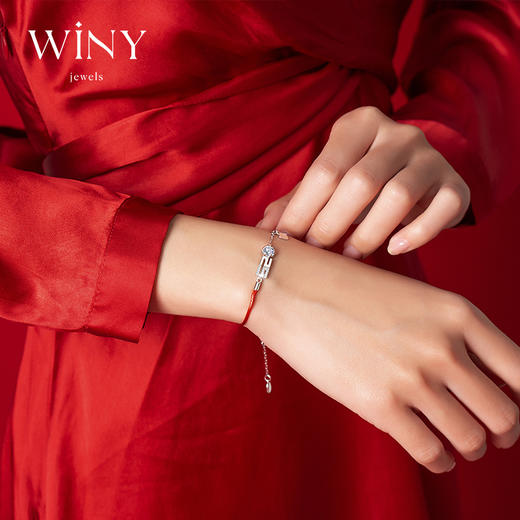 Winy925纯银爱之诺言手链送女友闺蜜节日生日礼物 商品图6
