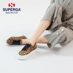 SUPERGA新款女鞋秋冬马毛低帮松糕厚底S00CS50帆布鞋女