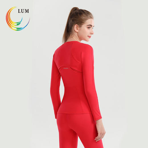 露檬秋冬新品瑜伽长袖LUM39672(含胸垫) 商品图1