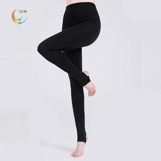 LUM99011露檬秋冬新款瑜伽高腰踩脚裤双面磨毛面料裸感 商品图1