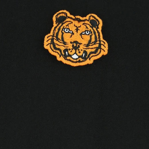 [欧洲直邮]kenzo 黑色徽标拉链休闲夹克 女士