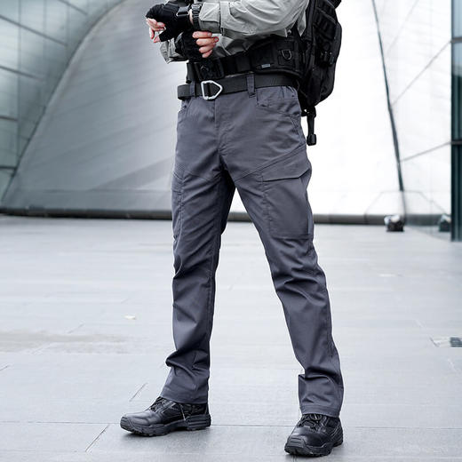 鹰爪行动战术裤男宽松秋冬新品网格作训裤多口袋工装裤耐磨作战裤 商品图2