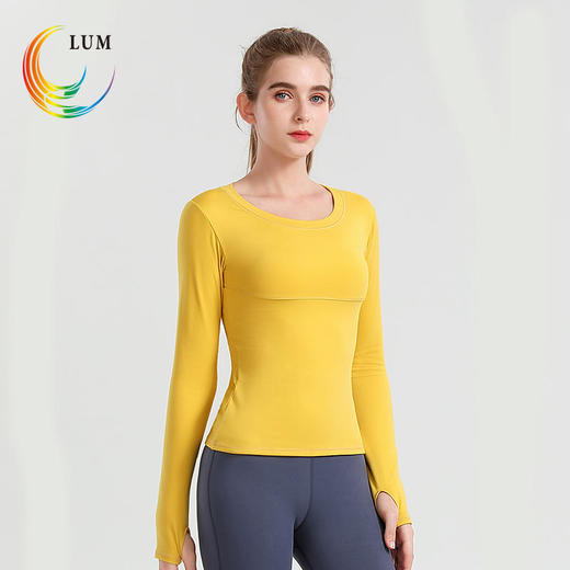 LUM39675露檬秋冬新品瑜伽长袖 商品图2