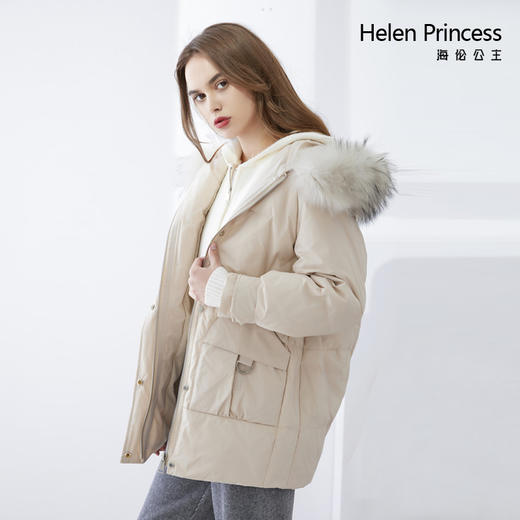 连帽羽绒服 - helen princess海伦公主