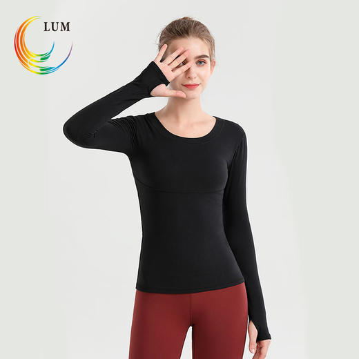LUM39675露檬秋冬新品瑜伽长袖 商品图0
