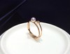 【058】原创设计款·纤细感18K金镶钻AKOYA珍珠戒指·真珠盛宴 商品缩略图1