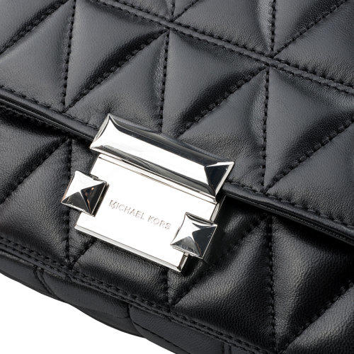 Michael Kors/迈克·科尔斯 方形黑色皮质通勤经典款女士单肩链条包 30S7SSLL3L BLACK 商品图4