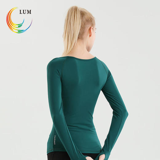 LUM39673新款瑜伽长袖（含胸垫） 商品图1