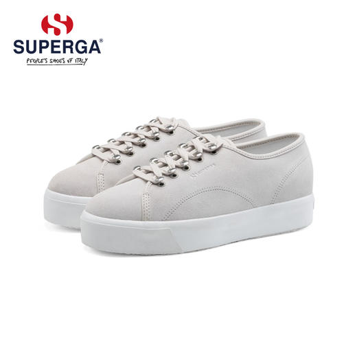 SUPERGA女鞋2020秋冬新款厚底显瘦S00GV40低帮系带防滑休闲鞋 商品图0