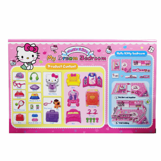 Hello Kitty百变造型-梦想房间 商品图2