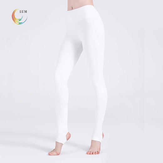 LUM99011露檬秋冬新款瑜伽高腰踩脚裤双面磨毛面料裸感 商品图0