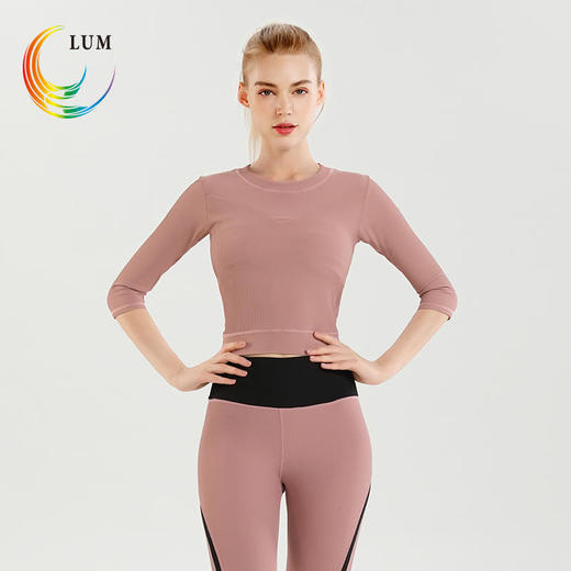 LUM39669露檬新款瑜伽长袖 商品图0