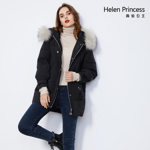 连帽羽绒服 - helen princess海伦公主