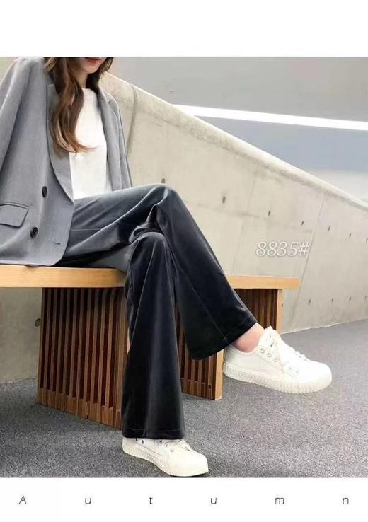 GDXY 小猫二代金丝绒阔腿裤 商品图3