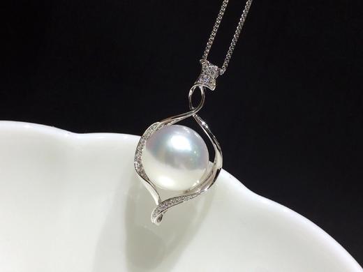 【631】18K白钻石南洋白珍珠吊坠·真珠盛宴 商品图1