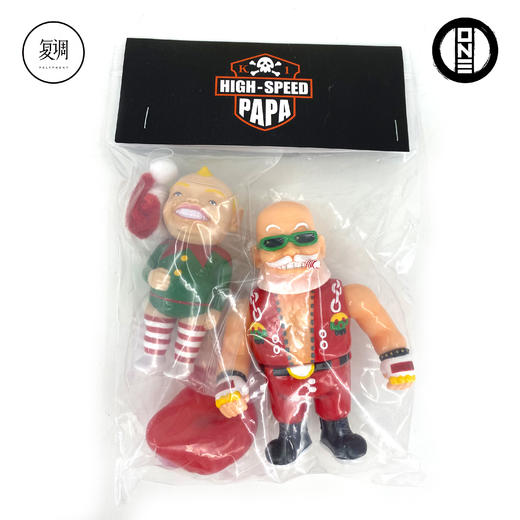 现货 壹工坊  圣诞老爹与圣诞小妖 搪胶 限定 潮玩 摆件 商品图6
