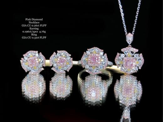 “春暖花开”粉钻耳钉 商品图3