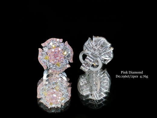 “春暖花开”粉钻耳钉 商品图1