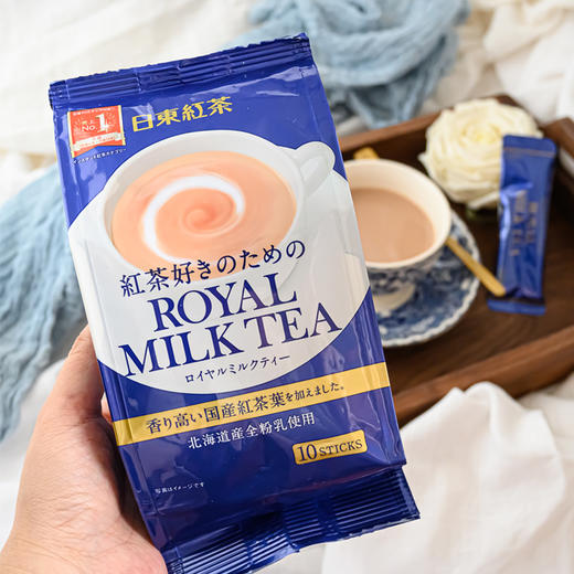KJ 日本进口royal皇家北海道日东奶茶冲饮速溶原味经典红茶固体饮料140g（无货） 商品图0