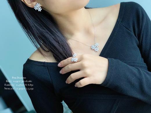 “雏菊”粉钻耳钉 商品图2